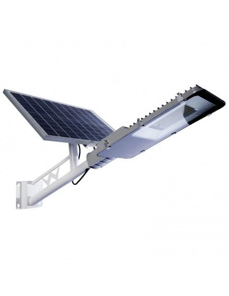 Farola LED solar 120W con placa solar