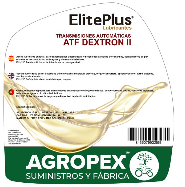 etiqueta NUEVA MODIFICADA ATF