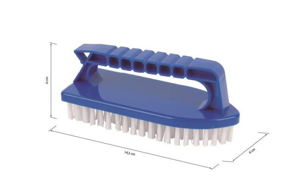 Cepillo de mano para limpiar piscinas Limpieza eficiente de escalones, juntas y esquinas (6)