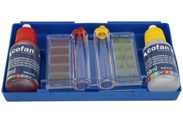 Kit con test de cloro y pH para piscinas (2)